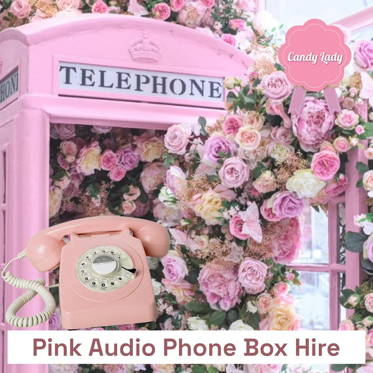 Pink Audio Phone Book Hire