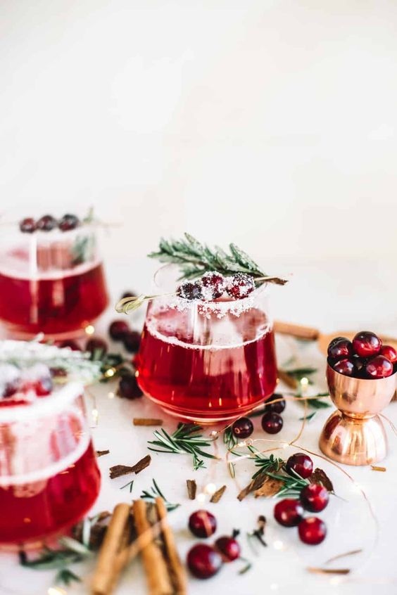 Christmas Wedding Cocktails