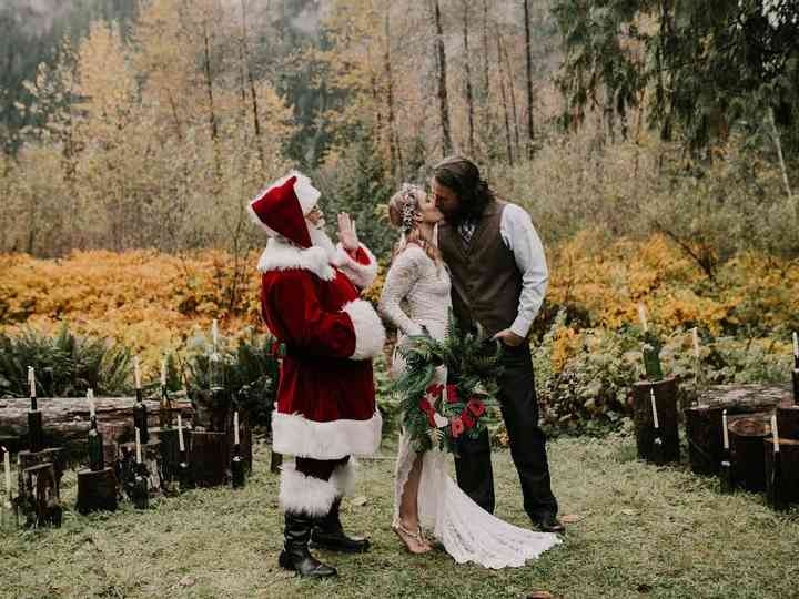 Christmas Wedding Santa