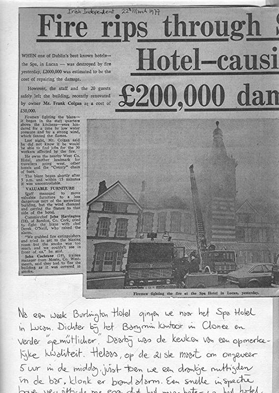 Irish Independent Article Lucan Spa Hotel 1977