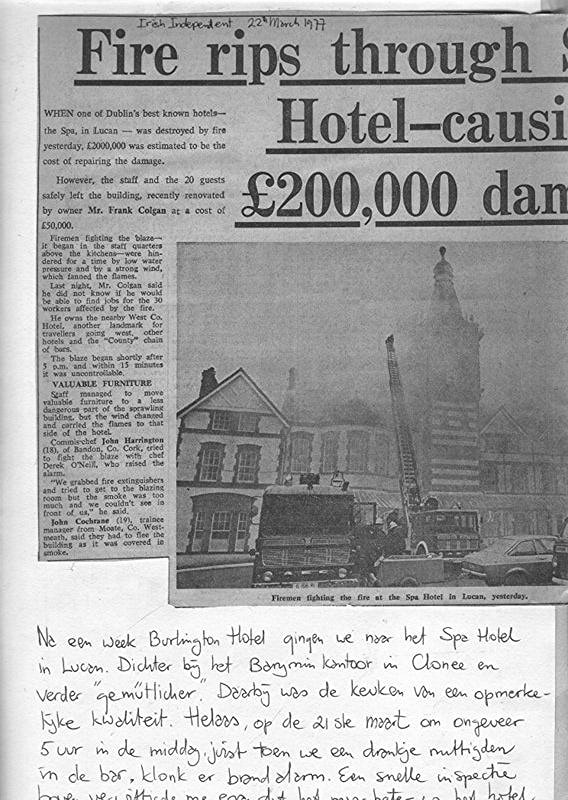 Irish Independent Article Lucan Spa Hotel 1977
