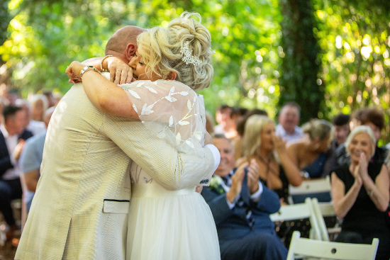 Outdoor Wedding Ceremony Lucan Spa Hotel