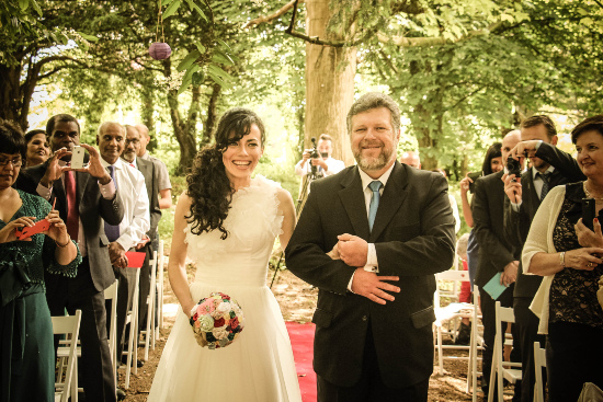 Outdoor Wedding Ceremony Lucan Spa Hotel