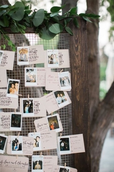 Photos Wedding Guestbook Alternative