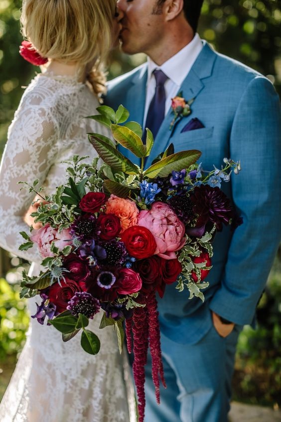 Vibrant Wedding Bouquets