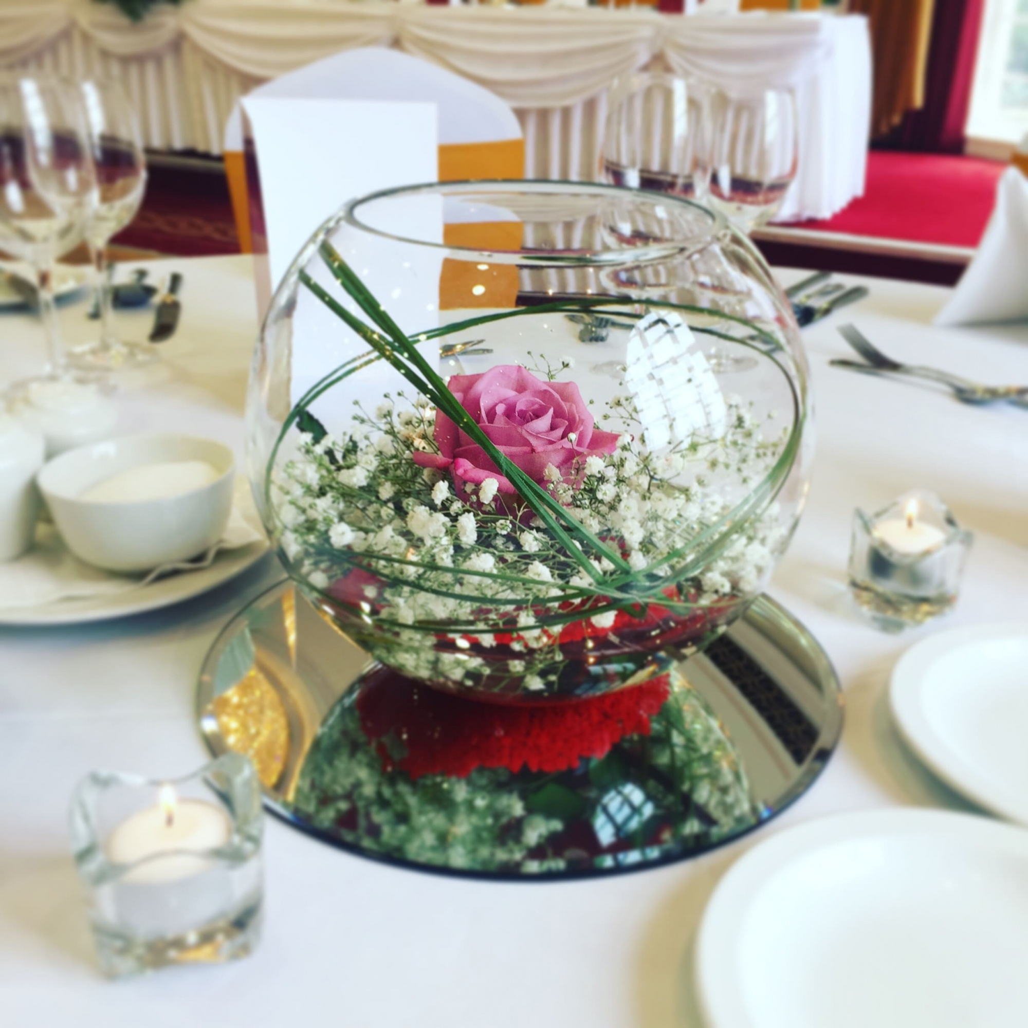 Wedding Centerpiece Lucan Spa Hotel