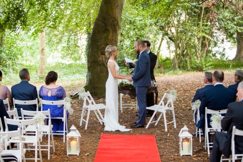 Woodland Wedding Ceremony Lucan Spa Hotel